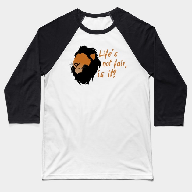 Scar - Villains Quotes Baseball T-Shirt by MIST3R